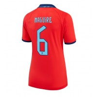 Dámy Fotbalový dres Anglie Harry Maguire #6 MS 2022 Venkovní Krátký Rukáv